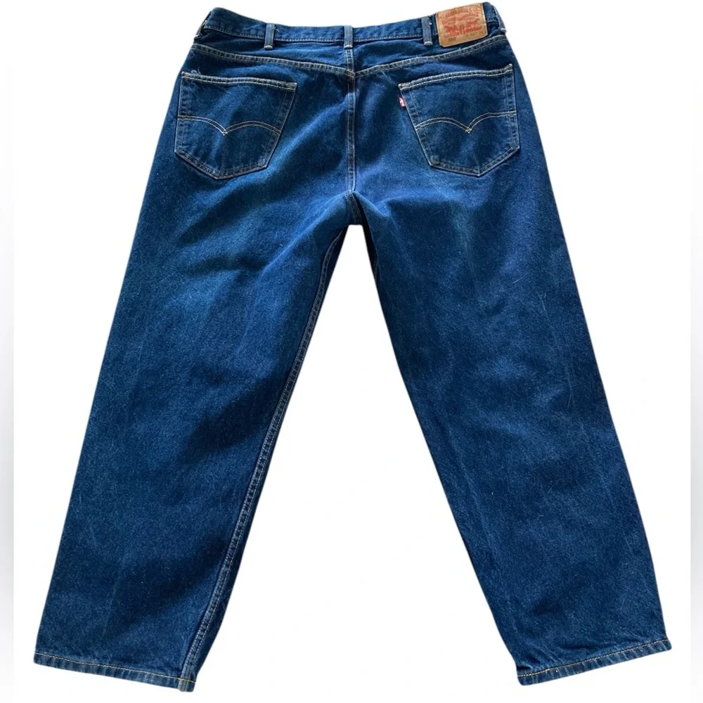 Levi's 550 5 pocket Relaxed Blue Jeans with Classic Denim Style 42x29